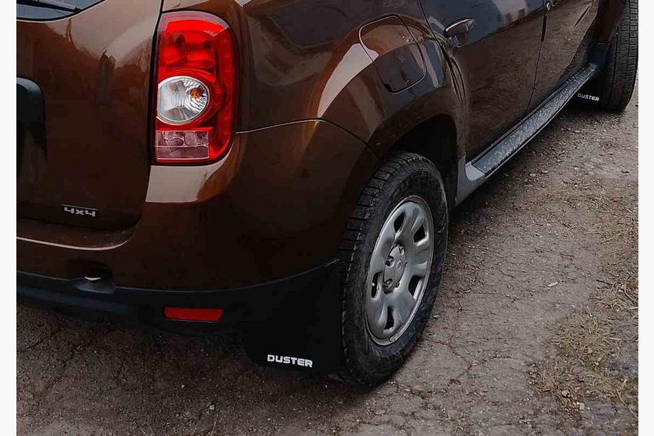 Dacia Duster 2008-2018 гг. Оригинальные брызговики EuroCap (4 шт) Фото 4