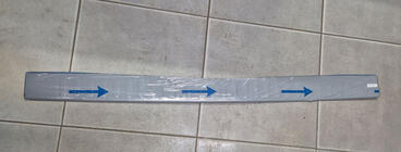 Mercedes Vito W639 2004-2014 гг. Распродажа Накладка на задний бампер с загибом (Carmos V2, нержавейка) фото 3