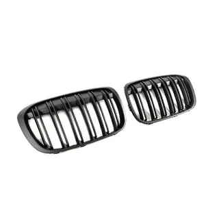 Решетки M-Look (2015-2019, Черный Мат) BMW X1 F48 2015-2022 гг. фото 4