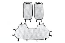 Накидки на задние сиденья (комплект, Черные с синей строчкой) фото 3 Накидки на задние сиденья (комплект, Черные с синей строчкой) фото 3