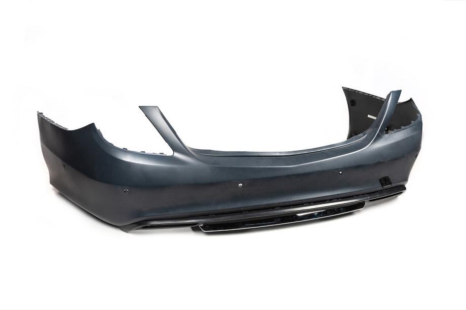 Mercedes S-сlass W222 2013-2022 гг. Задний бампер AMG с диффузором (2014-2018) Image