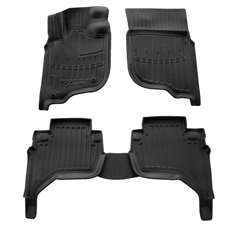 Килимки Stingray 3D (EU, KAOT, 5 шт) для Mitsubishi L200 2006-2015 рр