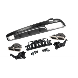 Задний диффузор (дизайн C63 2014-2018) фото 3