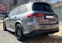 Mercedes GLS X167 2019- гг. Задний диффузор с насадками BlackEdition (дизайн GLS63) фото 1