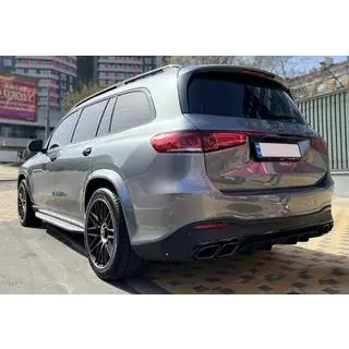 Задний диффузор с насадками BlackEdition (дизайн GLS63)
