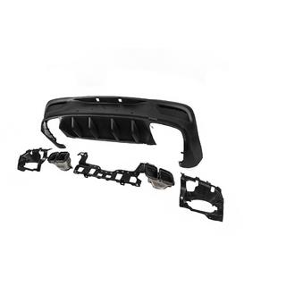 Задний диффузор с насадками Black (дизайн GLE63) фото 3