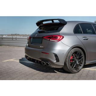 Задний диффузор с насадками на выхлоп (Дизайн A45 HB) фото 1