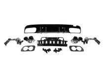 Mercedes C-сlass W205 2014-2021 гг. Задний диффузор с насадками на выхлоп (Дизайн C43) фото 2
