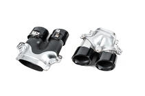 Mercedes C-сlass W205 2014-2021 гг. Задний диффузор с насадками на выхлоп (Дизайн C43) фото 7