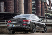 Mercedes C-сlass W205 2014-2021 гг. Задний диффузор с насадками на выхлоп (для Coupe Design AMG43) фото 1