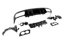 Mercedes C-сlass W205 2014-2021 гг. Задний диффузор с насадками на выхлоп (для Coupe Design AMG43) фото 5