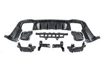 Mercedes GLC X253 2015-2022 гг. Задний диффузор с насадками Black (Дизайн AMG63) фото 6