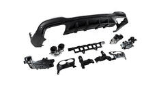 Mercedes GLC X253 2015-2022 гг. Задний диффузор с насадками на выхлоп (Дизайн AMG43) фото 5