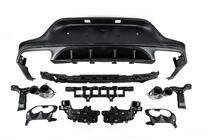 Mercedes GLC coupe C253 2016-2023 гг. Задний диффузор с насадками на выхлоп (Дизайн AMG43) фото 2