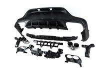 Mercedes GLC coupe C253 2016-2023 гг. Задний диффузор с насадками на выхлоп (Дизайн AMG43) фото 3