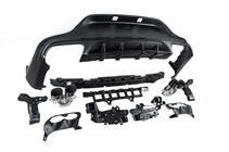 Mercedes GLC coupe C253 2016-2023 гг. Задний диффузор с насадками на выхлоп (Дизайн AMG43) фото 4