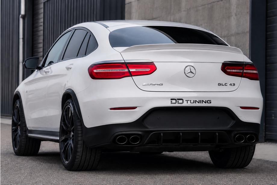 Mercedes GLC coupe C253 2016-2023 гг. Задний диффузор с насадками на выхлоп (Дизайн AMG43) Фото 6