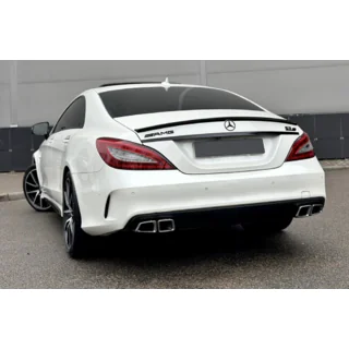 Задний диффузор с насадками Black (2015-2018, Дизайн CLS63)