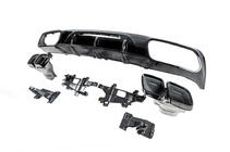 Задний диффузор с насадками выхлопа (2015-2018, для CLS GT63) фото 2