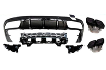 Mercedes CLS C257 2018- гг. Задний диффузор с насадками на выхлоп (Дизайн GT63) фото 2