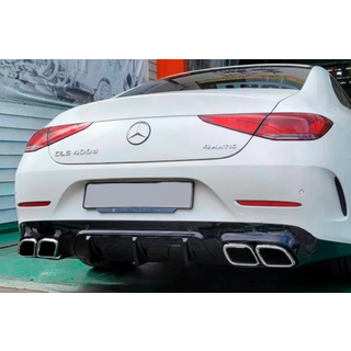 Задний диффузор с насадками на выхлоп (Дизайн GT63) фото 1