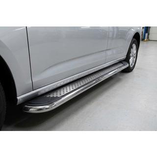 Боковые Подножки Maydos V2 (2 шт., Алюминий и Нержавейка) Ford Connect 2021- гг. фото 1