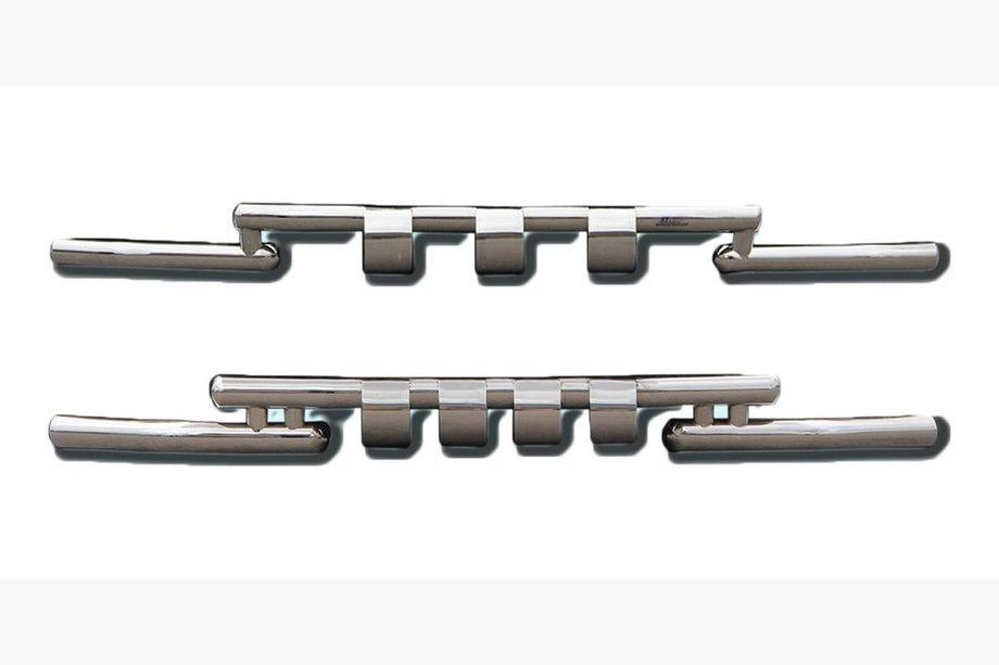 Opel Movano 2021- гг. Передняя защита ST009-15 (нержавейка) Image