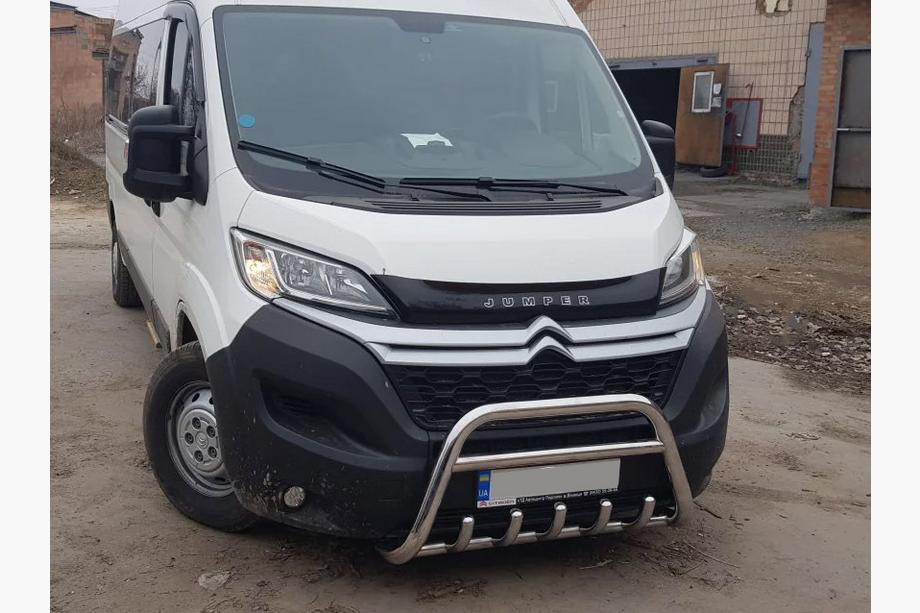 Opel Movano 2021- гг. Передняя дуга WT003 (нерж. сталь) Image