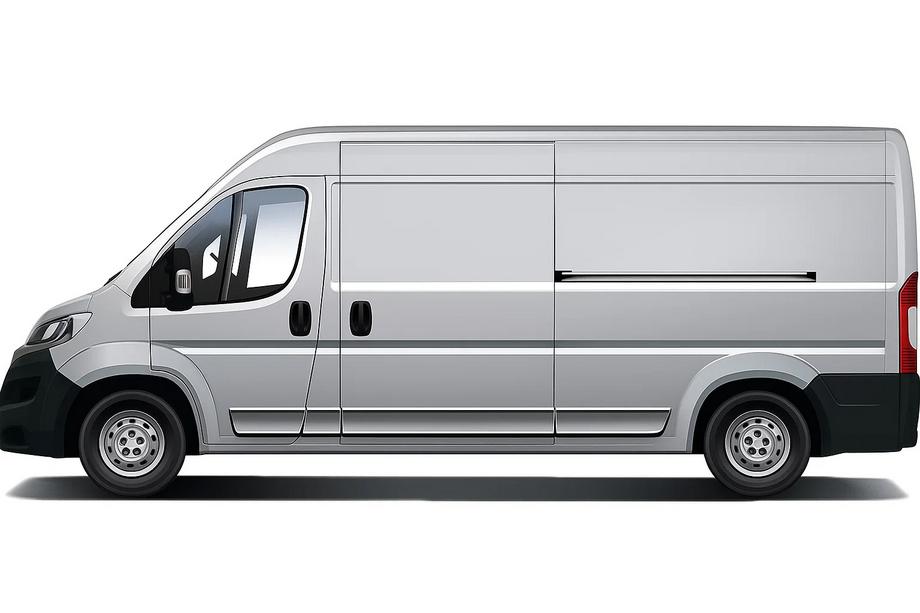 Opel Movano 2021- гг. Комплект дверных молдингов нержавейка Короткая База Фото 3