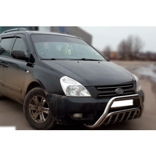 Передняя Дуга WT002 (2006-2013, Нержавейка) Kia Carnival 2002-2013 гг. фото 2