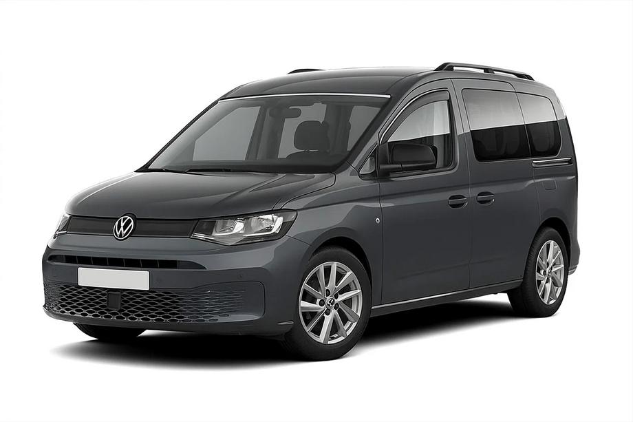 Volkswagen Caddy 2020- гг. Ветровики с хромированным молдингом Niken Luxury (2 шт) Фото 1