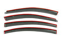 Ветровики с хромированным молдингом Niken Luxury (SD, 4 шт) фото 3