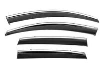 Ветровики с хромированным молдингом Niken Luxury (4 шт) фото 3