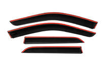 Ветровики с хромированным молдингом Niken Luxury (4 шт) фото 4 Ветровики с хромированным молдингом Niken Luxury (4 шт) фото 4