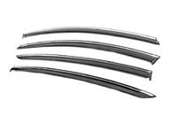 Ветровики с хромированным молдингом Niken Luxury (4 шт) фото 8