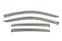 Ветровики с хромированным молдингом Niken Luxury (4 шт) фото 1