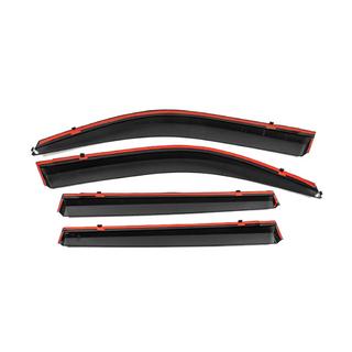 Хромированные Ветровики Niken Luxury (4 шт) Toyota Land Cruiser Prado 150 2009-2023 гг. фото 4