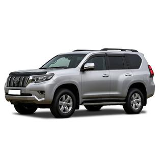 Хромированные Ветровики Niken Luxury (4 шт) Toyota Land Cruiser Prado 150 2009-2023 гг. фото 1