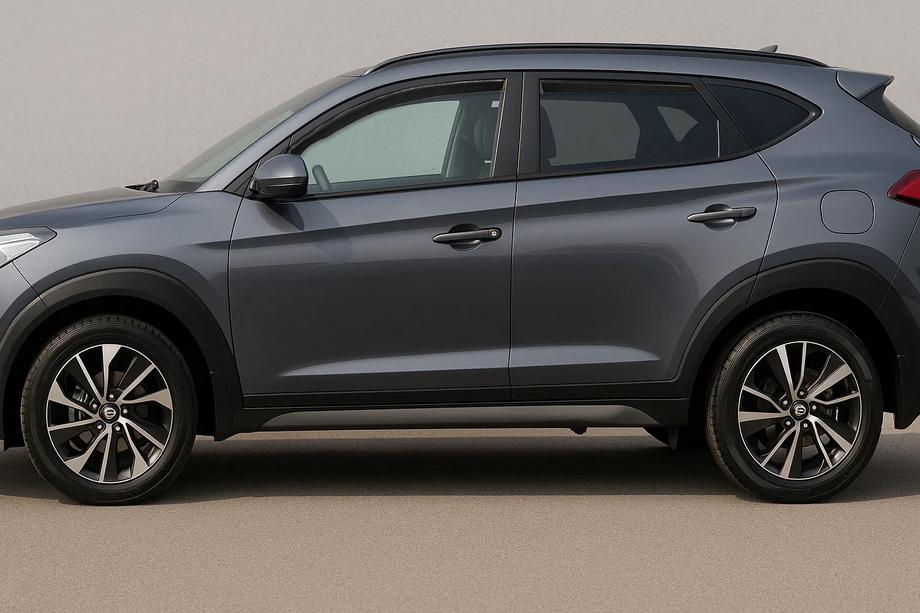 Hyundai Tucson TL 2016-2021 гг. Вставные ветровики Niken Luxury (4 шт) Фото 1