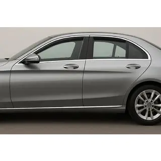 Вставные ветровики Niken Luxury (4 шт) Mercedes C-сlass W205 2014-2021 гг. фото 1