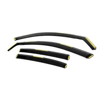 Ветровики вставные Niken Luxury (Liftback, 4 шт) Skoda Octavia II A5 2010-2013 гг. фото 2
