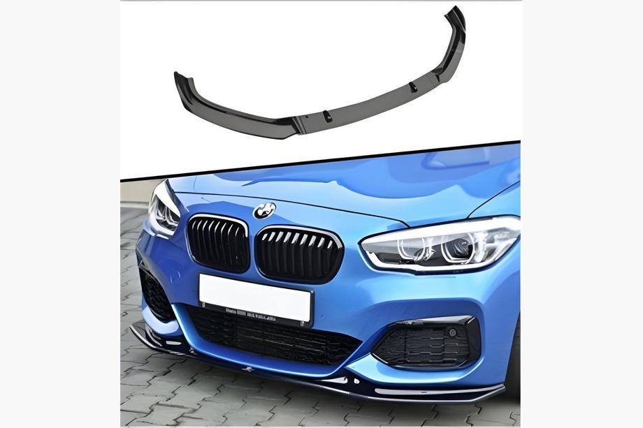 BMW 1 серия F20/F21 2011-2019 гг. Передний лип-спойлер DPT (Черный Глянец) Image
