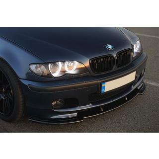 Передний лип DPT V-1 (Для M Sport, Черный Глянец) BMW 3 серия E46 1998-2006 гг. фото 1