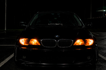 BMW 3 серия E46 1998-2006 гг. Передний лип DPT V-2 (Для M Sport, Черный Глянец) фото 10