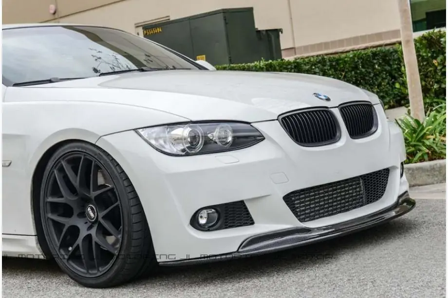 BMW 3 серия E92/E93 2006–2013 гг. Передний лип CSL-Style DPT (для M-Sport 2006-2010, черный глянец)