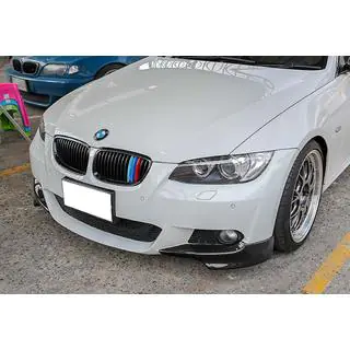 Передний спойлер DPT (для M-Sport 2006-2010, черный глянец) фото 1