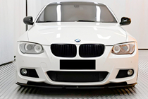 BMW 3 серия E92/E93 2006–2013 гг. Передний сплиттер DPT (для M-Sport 2010-2013, черный глянец) фото 1