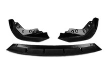 BMW 3 серия G20/G21 2018- гг. Передний лип-спойлер DPT V-2 (Для M Technic, Черный Глянец) фото 7