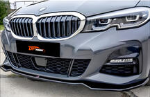 BMW 3 серия G20/G21 2018- гг. Передний лип DPT V-2 (Черный Глянец) фото 1
