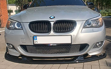 BMW 5 серия E60/E61 2003-2010 гг. Передний лип DPT (для M Technic Max Hamann черный глянец) фото 5